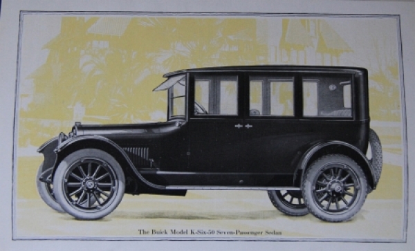 Buick Six Cylinder Modelprogram 1920 Carbrochure (4194)