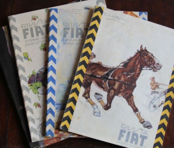 "Fiat Rivista" FIAT-Factorymagazines 1925 Issues May-December (4143)
