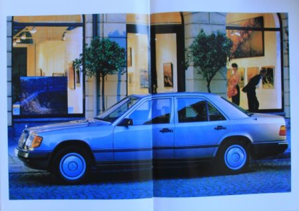 Mercedes-Benz 200 - 300 E Modelprogram 1989 Carbrochure (5527)