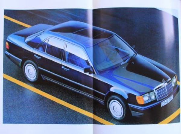 Mercedes-Benz 200 - 300 E Modelprogram 1989 Carbrochure (5527)