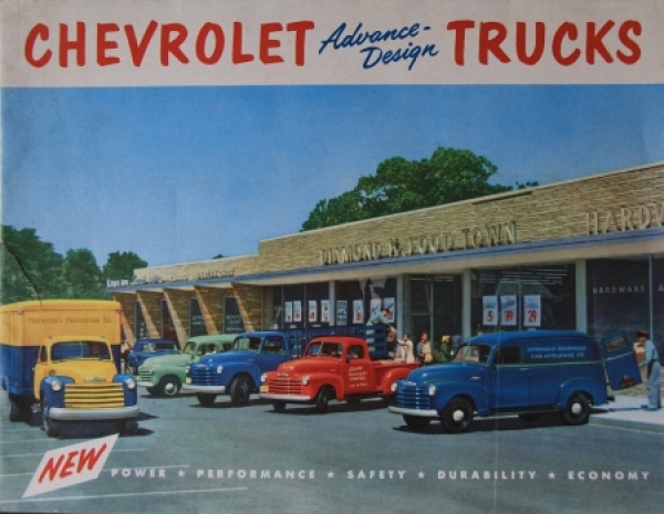Chevrolet Trucks Modelprogram 1953 Truckbrochure (4221)