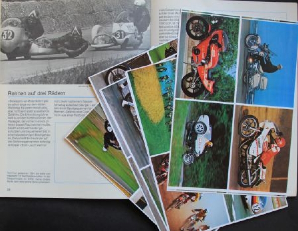 Herba Scrappictures "Heiße Oefen Feuerstuehle" Motorbike-Scrapbook 1977 (5544)