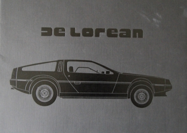 DeLorean DMC 12 Modelprogram 1981 Carbrochure (4233)