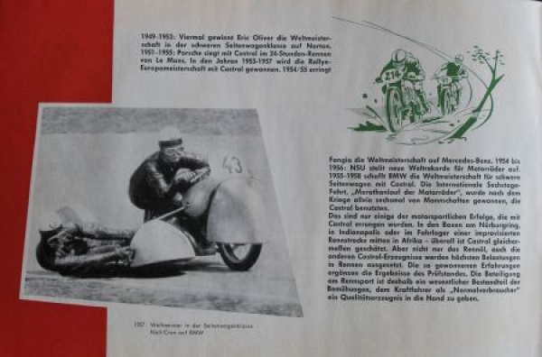 Castrol "Die ersten 50 Jahre" Motoroil-Advertisingbrochure 1959 (4258)