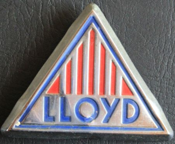 Lloyd Automobile Kühleremblem 1958 Metall (4271)