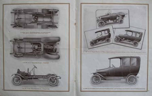 NSU 6/18 HP Fourcylindre Modelprogram 1912 (S0095)