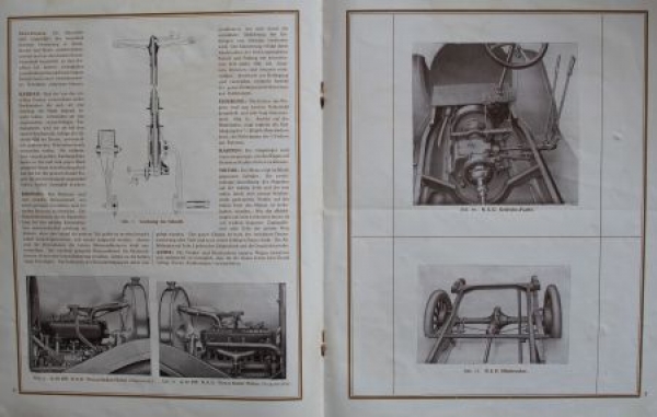 NSU 6/18 HP Fourcylindre Modelprogram 1912 (S0095)