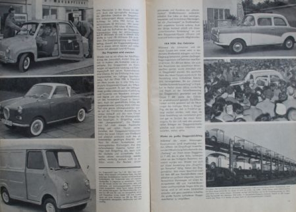 "Goggomobil" 1957 Glas-Firmenmagazin (2718)