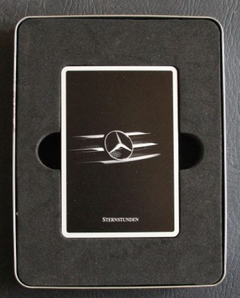 Mercedes-Benz Kartenspiel 2001 "Sternstunden" in original Metallbox (4421)
