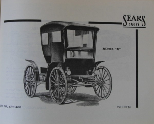 Sears Roebuck & Co. Modelprogram 1912 "Motor Buggy Catalogue" Carbrochure (4512)
