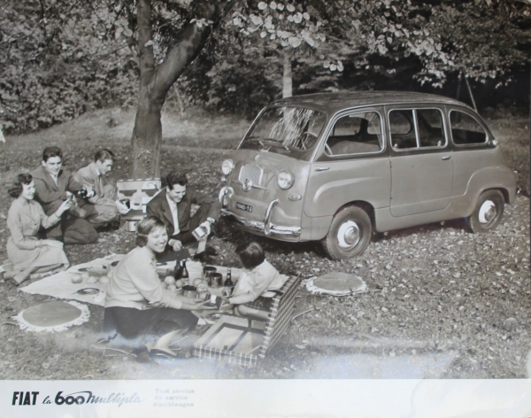 Fiat Multipla Stationwagon Picknick 1958 Factoryphoto (2727)