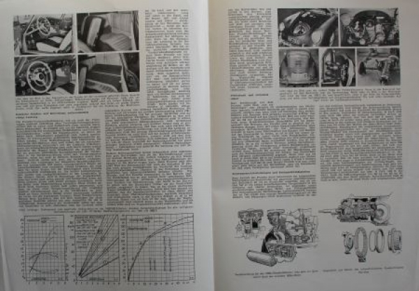 Porsche 356 A 1600 Modellprogramm 1957 Automobilprospekt (2724)