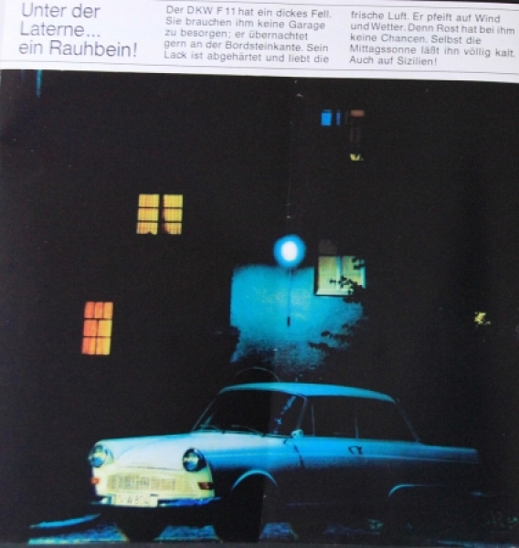 DKW F11 Modelprogram 1963 "Der große Junior" Carbrochure (4622)