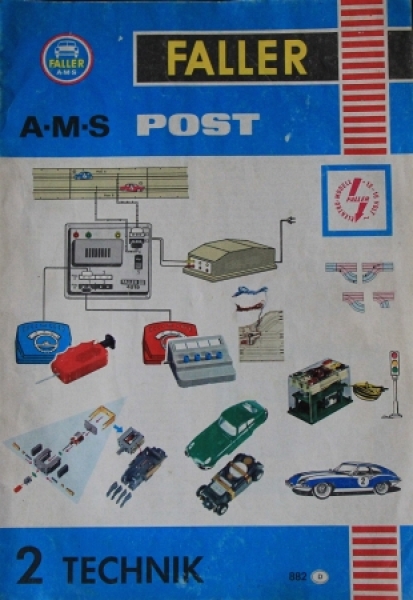 Faller "Auto Motor Sport Post - Technik" 1967 Toybrochure (4645)
