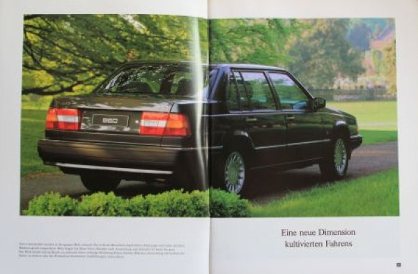 Volvo 960 Modelprogam 1993 Carbrochure (2932)