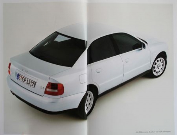 Audi A4 Sedan Avant Modelprogram 1999 Carbrochure-Map (2886)