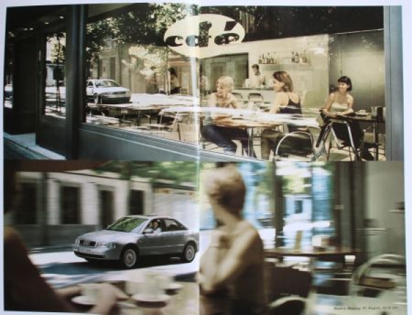 Audi A4 Sedan Avant Modelprogram 1999 Carbrochure-Map (2886)