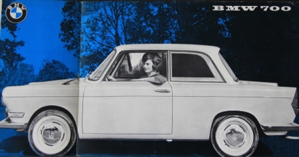 BMW 700 Coupe Modelprogram 1959 Carbrochure (4728)