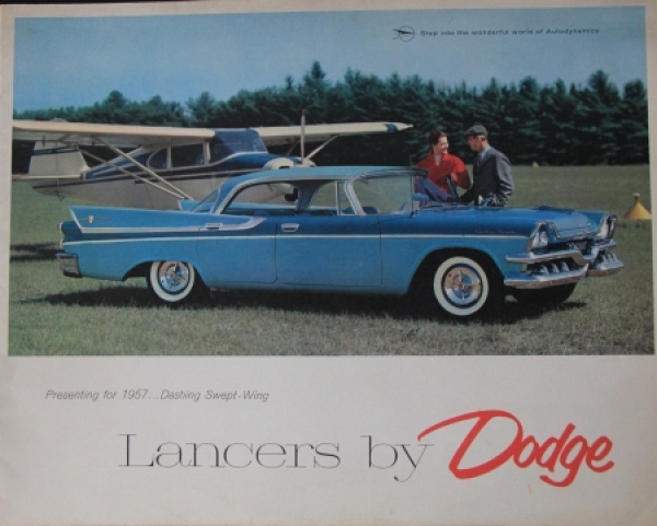 Dodge Lancer Modelprogram 1957 Carbrochure (4765)