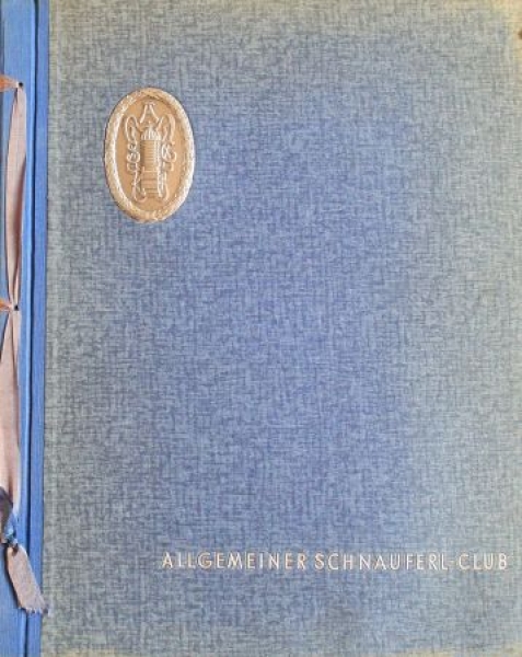 Ritter "Allgemeiner Schnauferl-Club - Die Urzeit des Automobils" Motorracing 1934 (2906)