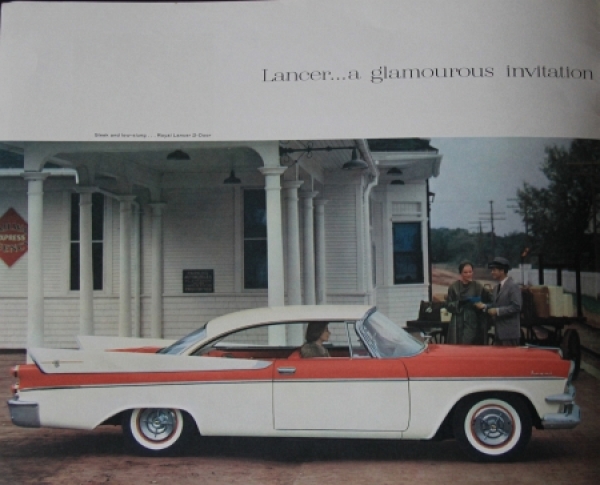 Dodge Lancer Modelprogram 1957 Carbrochure (4765)