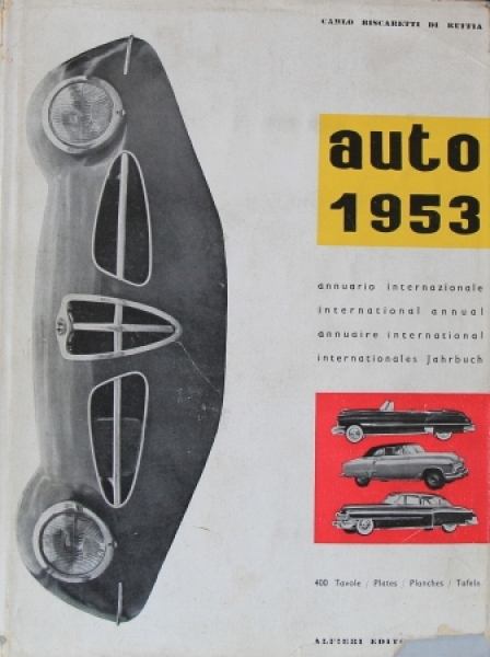 Ruffia "Auto 1953 - International Car Annual" Automobile-Yearbook 1953 (4766)