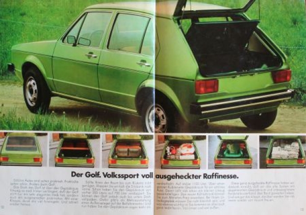 Volkswagen Rabbit Modelprogram 1976 Carbrochure (2831)