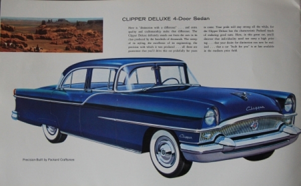 Packard Clipper Modelprogram 1955 Carbrochure (4796)