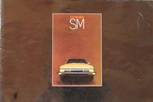 Citroen SM Modelprogram 1970 Carbrochure (4821)