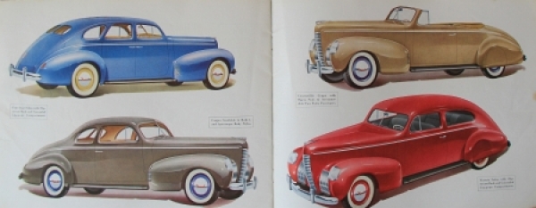 Nash Modelprogram 1939 "Let yourself go!" Carbrochure (4849)