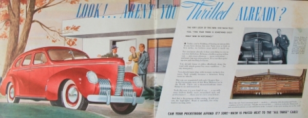 Nash Modelprogram 1939 "Let yourself go!" Carbrochure (4849)