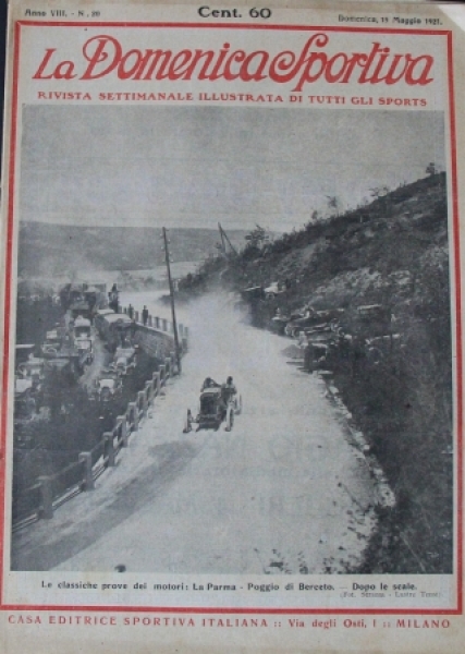"La Domenica Sportiva" Motorracing-Magazine 1921 (4853)