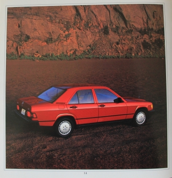 Mercedes-Benz 190 E 2.3 Modelprogram 1984 Carbrochure (4862)