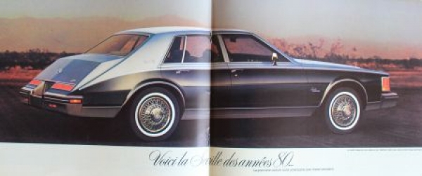 Cadillac Modelprogram 1980 Carbrochure (2122)