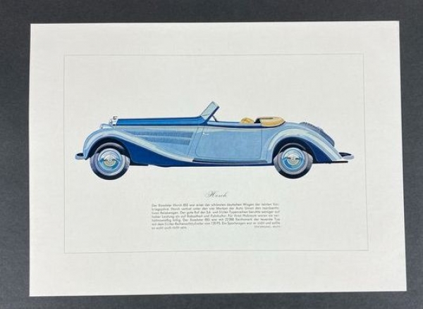 Simsa "Die klassischen Wagen der dreissiger Jahre" Car-History 1961 Pictcuremap (3036)