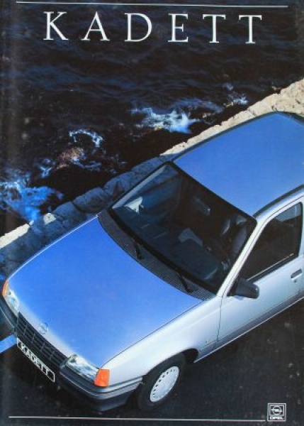 Opel Kadett Modelprogram 1987 Carbrochure (4507)