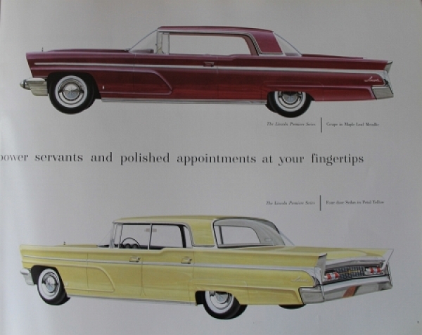 Lincoln Continental Modelprogram 1960 Prestige-Carbrochure (4900)