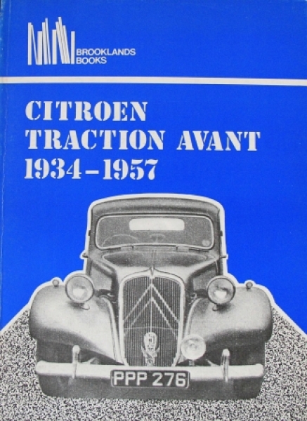 Brookland "Citroen Traction Avant 1934-1957" Citroen-History 1970 (4907)