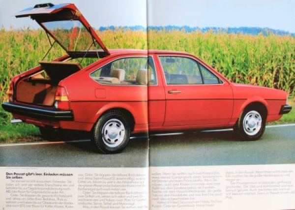 Volkswagen Passat Modelprogram 1983 Carbrochure (4506)