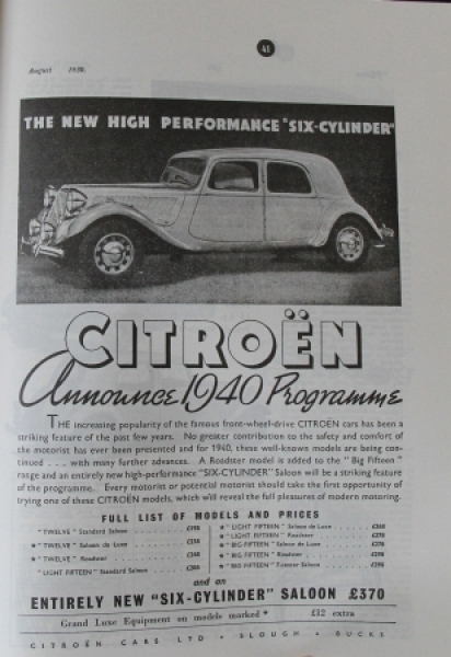 Brookland "Citroen Traction Avant 1934-1957" Citroen-History 1970 (4907)