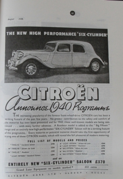 Brookland "Citroen Traction Avant 1934-1957" Citroen-Fahrzeug-Historie 1970 (4907)