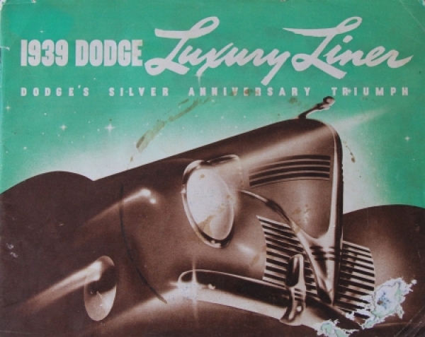 Dodge Luxury Liner Modelprogram 1939  Carbrochure (4909)