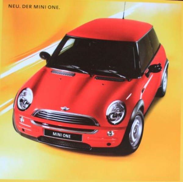 BMW Mini Cooper Modellprogramm 2001 Automobilprospekt (4893)