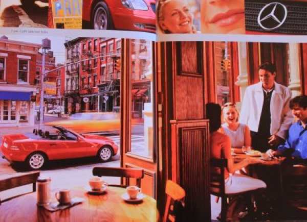 Mercedes-Benz SLK Modelprogram 1997 "Der SLK von Mercedes" Carbrochure (4534)