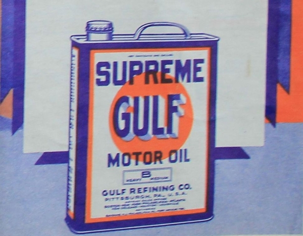 Gulf Motoroil Road-Map 1930 for Virginia, Maryland (3024)