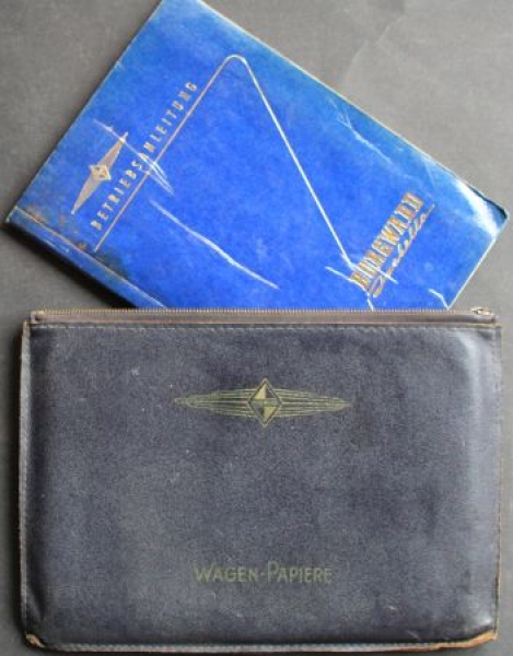 Borgward Isabella TS Coupe DeLuxe 1960 Boardmap with Ownermanual (3023)