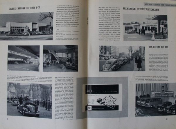 "Volkswagen Informationen" 1957 VW-Magazine (4972)