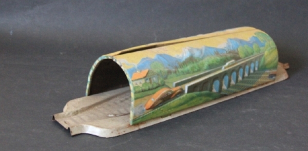 Technofix Car-Tunel-Viadukt 1939 Tinmodel with railroad (4986)