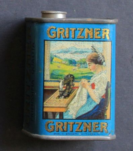 Gritzner Oil 1930 tincan "Olio Speciale Primissima Qualita" (2762)