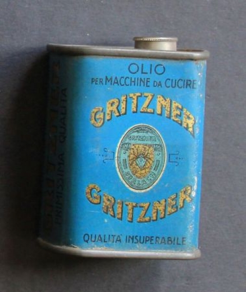 Gritzner Oil 1930 tincan "Olio Speciale Primissima Qualita" (2762)